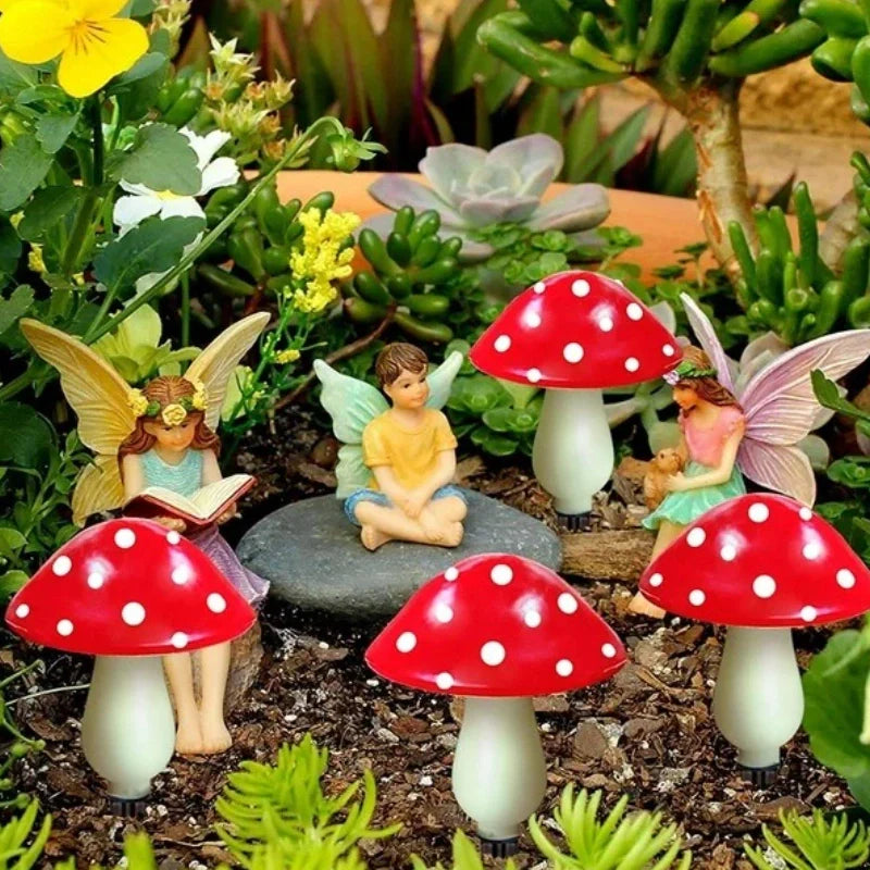 MoonlitMushrooms™ Solar-Gartenleuchten