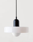 Bauhaus Colored Glass Pendant Lamp