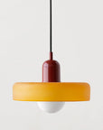 Bauhaus Colored Glass Pendant Lamp