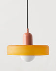 Bauhaus Colored Glass Pendant Lamp