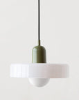 Bauhaus Colored Glass Pendant Lamp