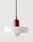 Bauhaus Colored Glass Pendant Lamp