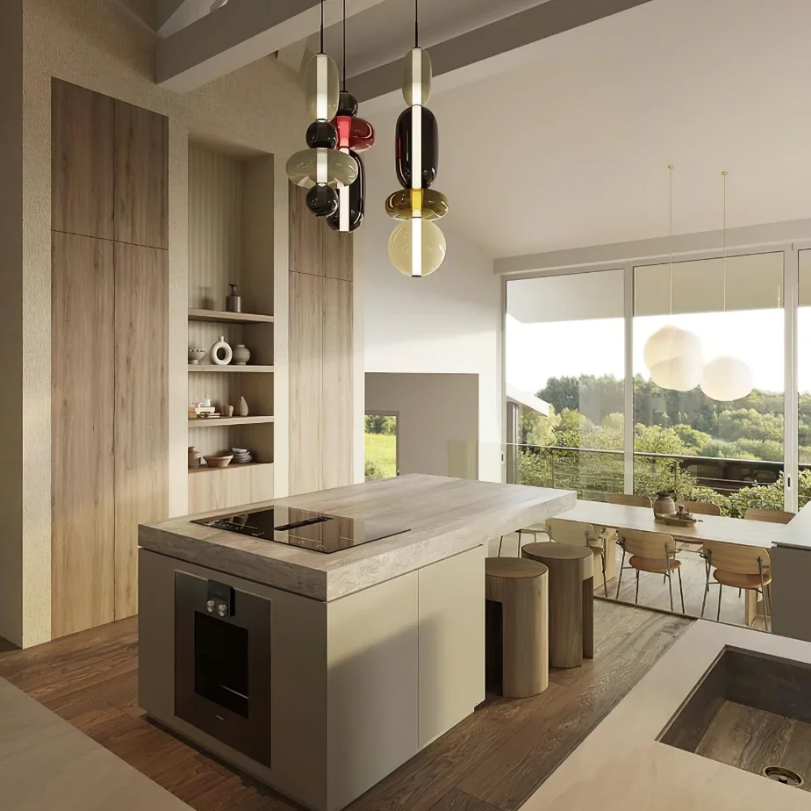 Luxury Abstract Pendant Light