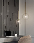 Glass Bubble Pendant Light