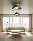 Amber Glow Ceiling Light