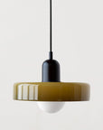 Bauhaus Colored Glass Pendant Lamp