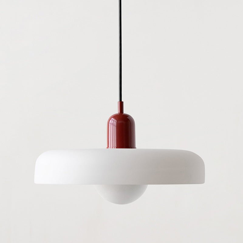 Bauhaus Colored Glass Pendant Lamp