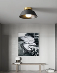 Amber Glow Ceiling Light