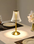 Golden Crystal Table Lamp