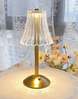 Golden Crystal Table Lamp