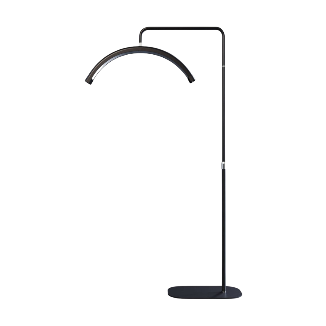 Stofflampe im Bogenstil