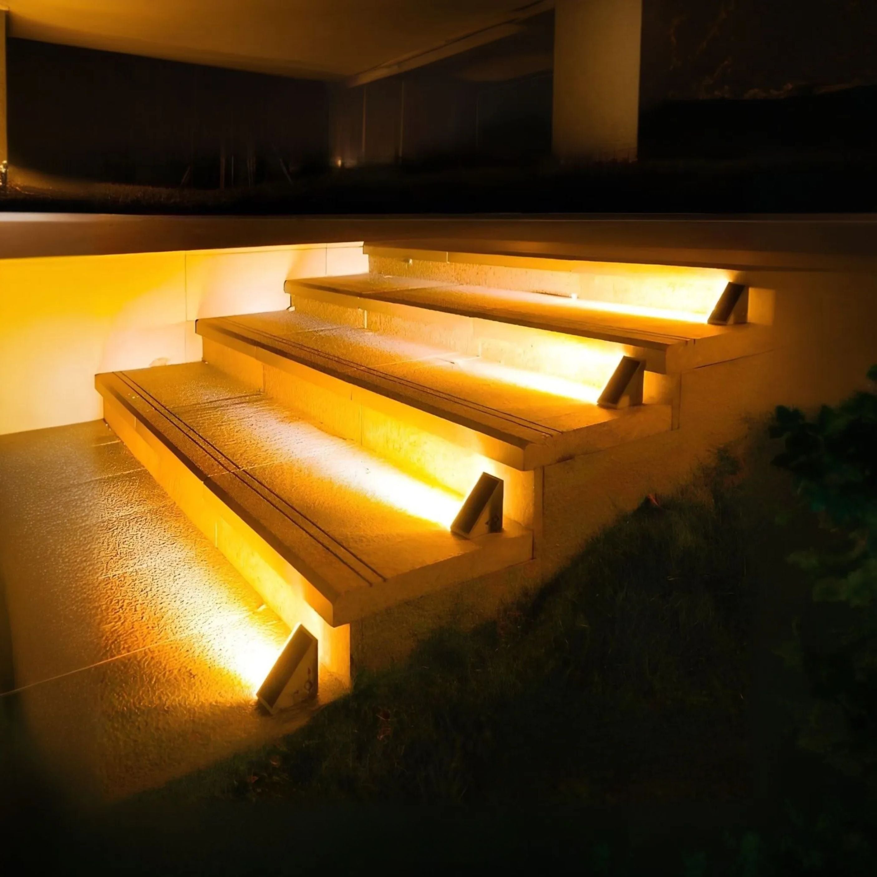 Solarbetriebene Treppenlichter