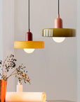 Bauhaus Colored Glass Pendant Lamp