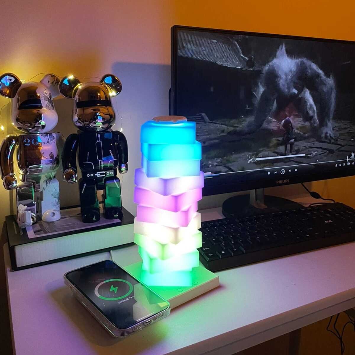 Drehbare Lichtsäule