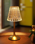Golden Crystal Table Lamp