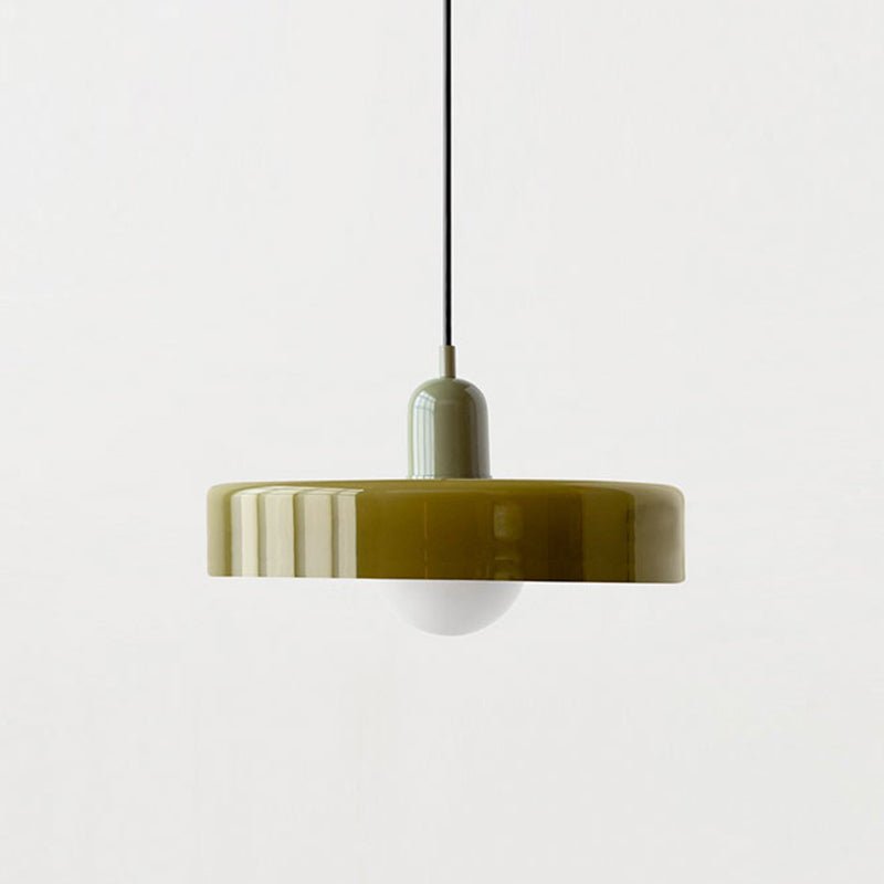 Bauhaus Colored Glass Pendant Lamp