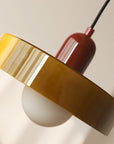 Bauhaus Colored Glass Pendant Lamp