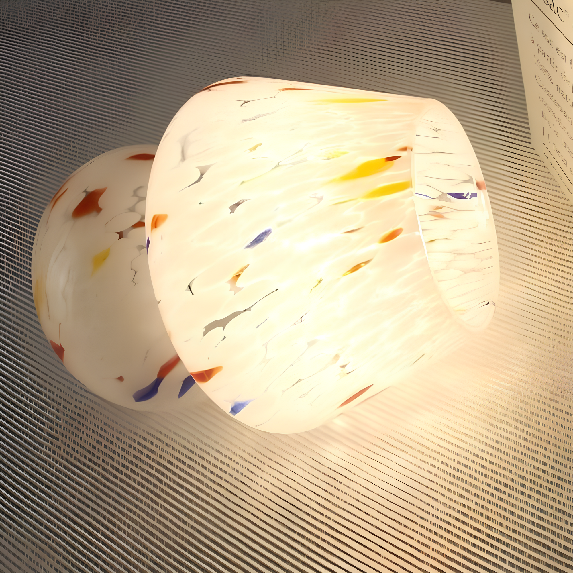 Verra™ Lampe aus mundgeblasenem Glas
