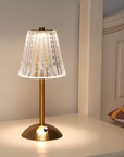 Golden Crystal Table Lamp