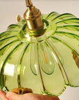 Vintage glass flower pendant lamp
