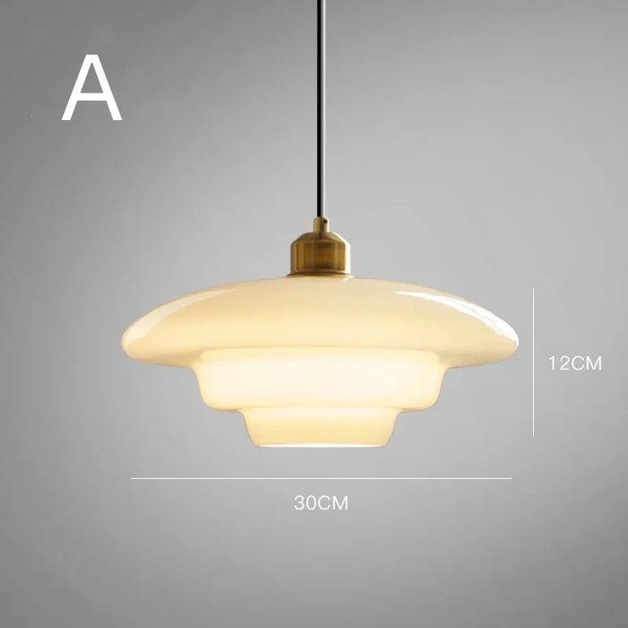 White Glass Pendant Lamp