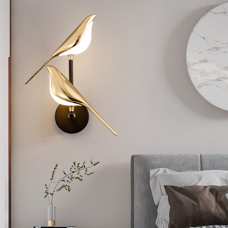MrBird™ | Modern wall lamp in the shape of birds