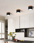 Ästhetische Holzdecklampe